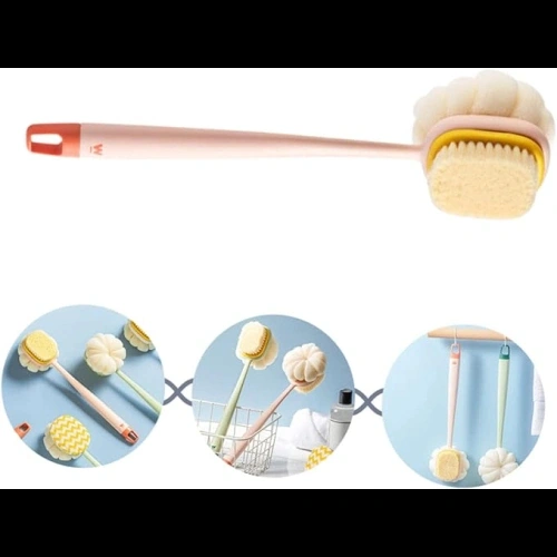 Çift Taraflı Banyo Duş Fırçası Çok Renkli