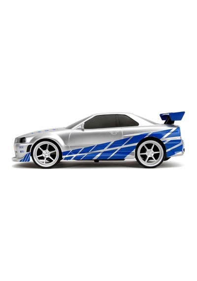 Brian's Nissan Skyline Gt-r R34 Uzaktan Kumandalı Araba 1:24 Fast & Furious Model Araç Çok Renkli
