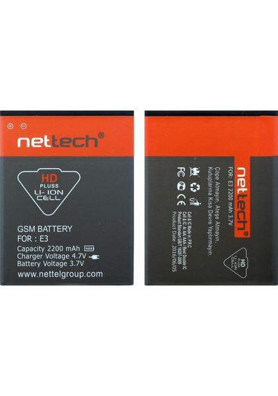 Teknonet General Mobile Discovery E3 Uyumlu Nettech 1200 Mah