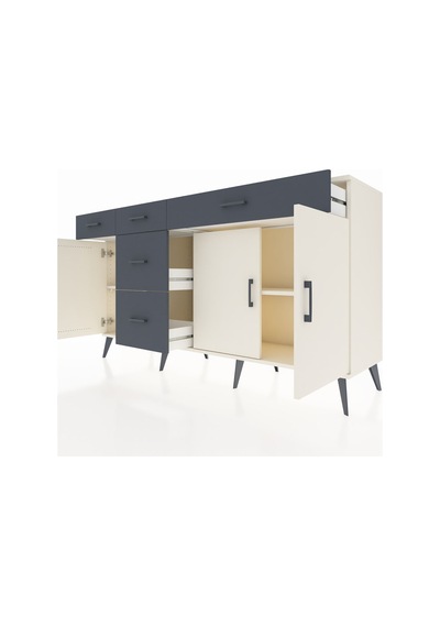 Kronos Konsol 2 Raflı 5 Çekmeceli 3 Kapaklı 176x59x99 Aytaşı-aytaşı/antrasit Aytası/antrasıt - Aytası Kronos Konsol 2 Raflı 5 Çekmeceli 3 Kapaklı 176x59x99 Aytaşı-aytaşı/antrasit Aytası/antrasıt - Aytası