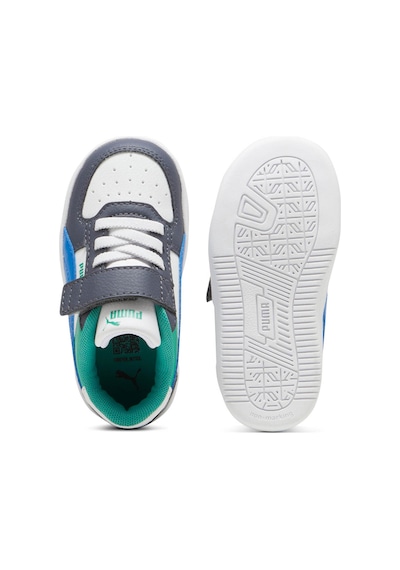 Puma Caven 2.0 Block Ac+ Beyaz Erkek Çocuk Sneaker Beyaz-mavı-grı