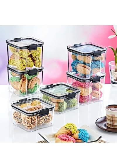 Saklama Kapları - 3'lü Set Orta 3 X 700 Ml - Ft-105 Çok Renkli