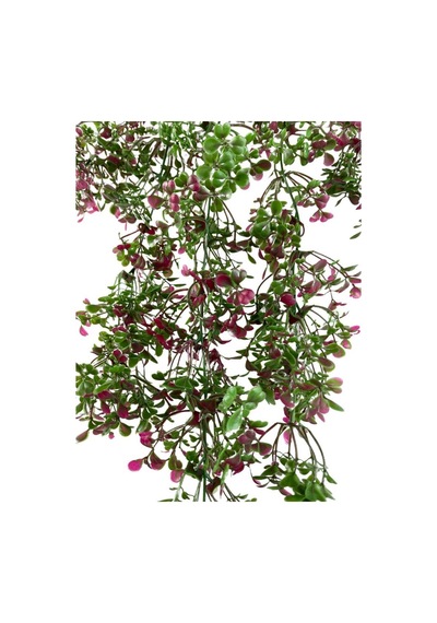 Yapay Çiçek Sarkan Çiçek Bordo Yeşil Fare Kulağı Şimşir Yapay Sarmaşık  60*30cm UV Katkılı Güneşe Dayanıklı