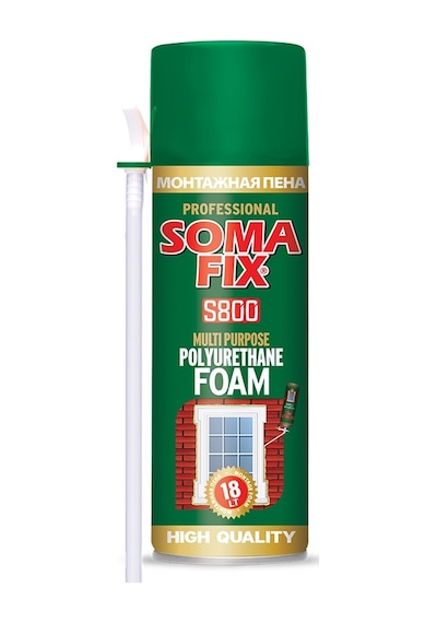 300 ML SOMAFIX POLİÜRETAN KÖPÜK ÇELİK KAPI PENCERE İZOLASYON PU