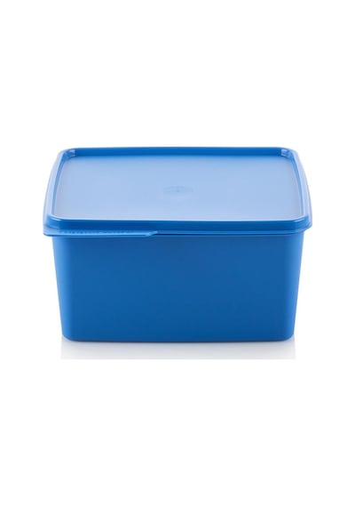 Tupperware Kare Buzdolabı Saklama Kabı Mavi 2.5 Lt Mavi