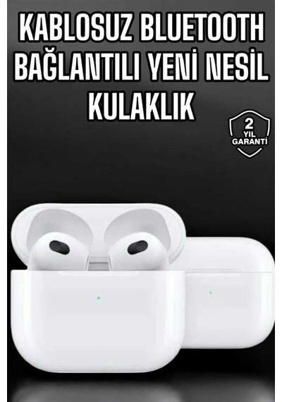 Bluetooth Kulaklık 3.nesil Kablosuz Uzun Pil Ömrü Dokunmatik Kontrol Yeni Nesil Renk
