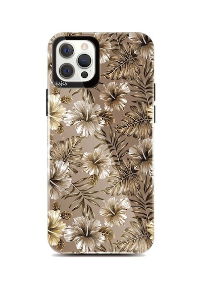 Kajsa Apple Uyumlu iPhone 12 Pro Max Kılıf Çiçekli Kajsa Botanic Kapak ZORE-218923