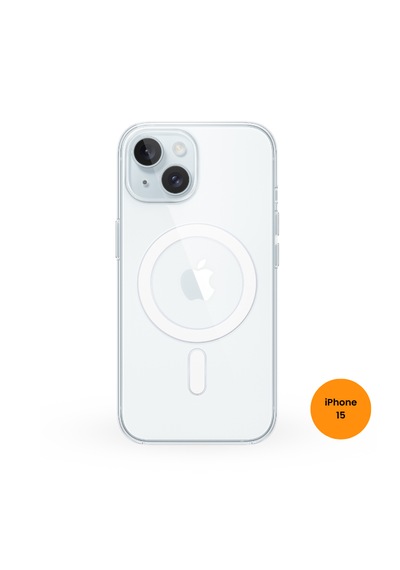 Teknoway Apple, Uyumlu iPhone 15 Magshield Kılıf Şeffaf