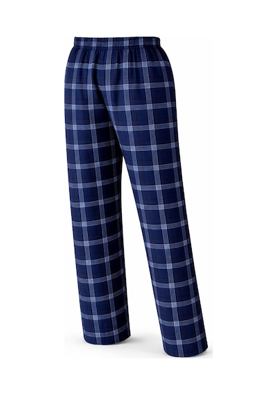Mutlu City Erkek Mevsimlik Uzun Kollu 3 Düğmeli Ekose Alt Pijama Takımı 16652 İndigo