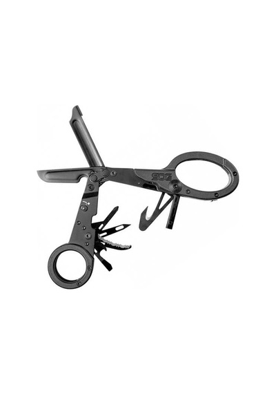 Sog Kamp Parashears Multitool Çok Amaçlı 11 İşlev Makas Siyah Siyah