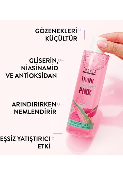 Thalia Pink Aloe Vera Özlü Gözenek Sıkılaştırıcı Tonik 250 ML