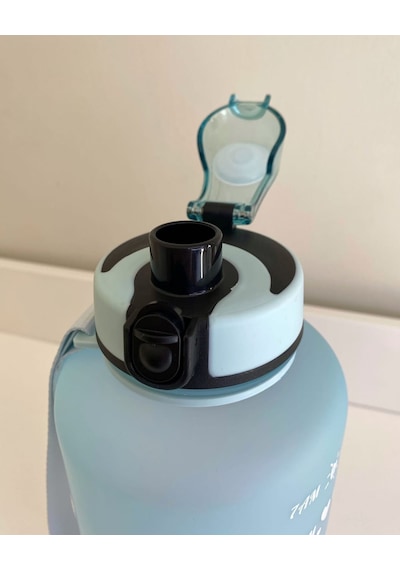 Shop-Set 2000 Ml Tritan Motivasyonlu Su Matarası Süzgeçli Lila - Açık Mavi Shop-Set 2000 Ml Tritan Motivasyonlu Su Matarası Süzgeçli Lila - Açık Mavi