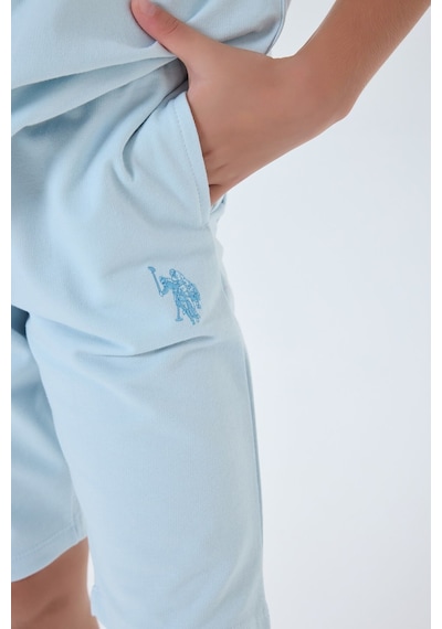 U.s. Polo Assn. Kız Çocuk Mavi Bermuda Takım 5274-49905 Mavi