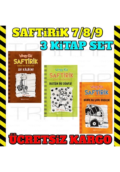Epsilon Yayınları Saftirik Greg Serisi 7 8 9 Kitaplık Set 3 Kitap