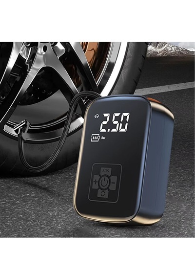 Kablosuz 3600 Mah Araç Kompresör 150 Psı Basınçlı Lastik, Bisklet