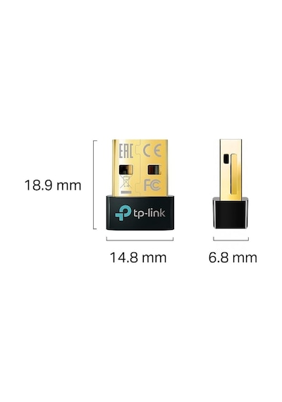 Ub500, Bluetooth 5.4, Pc Dizüstü Bilgisayar Masaüstü Bilgisayar İçin, Windows 10/8.1/8/7 Plug & Play Destekler , Usb Bluetooth Adaptör