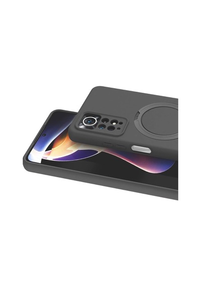 Newface - 584 - Xiaomi Redmi Note 12 Pro 4g Regal Magsafe Standlı Kapak - - Csmo-tex - Titan Gri Diğer