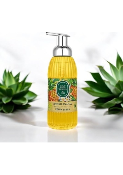 Eyüp Sabri Tuncer Doğal Zeytinyağlı Köpük Sabun Hawaii Ananas 500 Ml