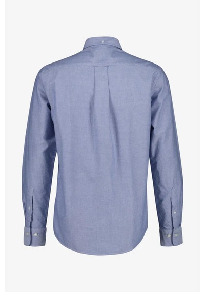 Gant Erkek Mavi Regular Fit Logolu Gömlek-14837