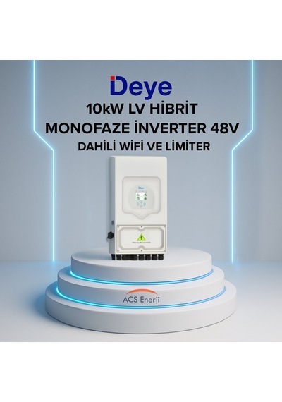 Deye 10kw Hibrit Monofaze İnverter Lv