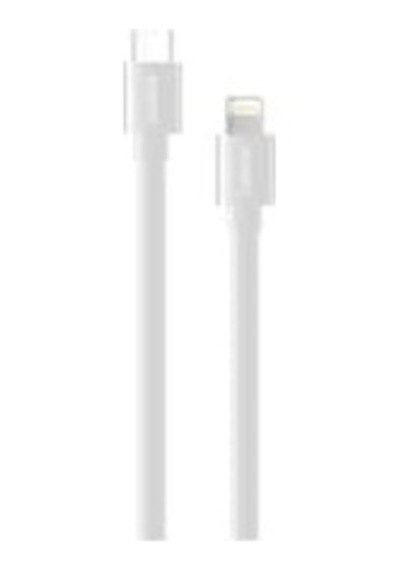 20w Soft Kablo Usb-c/lightning Şarj Ve Data Kablosu Beyaz Sc-11