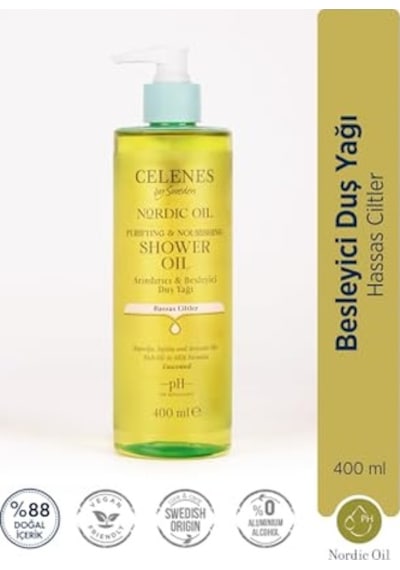Nordic Oil Duş Yağı Hassas Ciltler İçin Besleyici Ve Nemlendirici Acai Üzümü