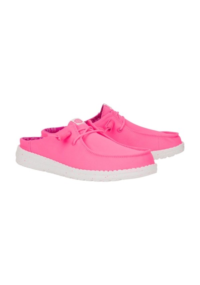 Hey Dude Wendy Slip Stretch Canvas Kadın Terlik Pembe
