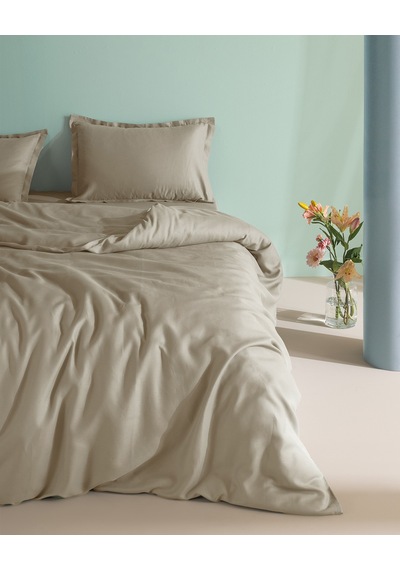 Madame Coco Crep King Size %100 Pamuk Düz Nevresim Takımı - Bej 8684427192092 Ekru