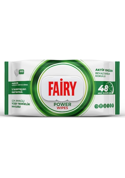 Fairy Yüzey Temizlik Havlusu 100 Lü 4 Lü Karma Paket Beyaz