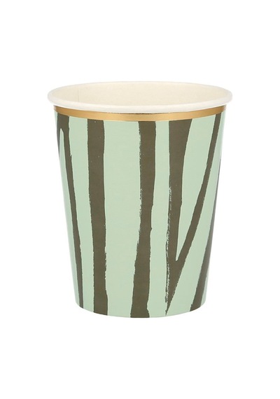 Meri Meri - Safari Party Cups - Safari Bardak - 8'li