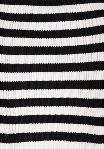 Colin's Colins Regular Fit Çizgili Kadın Siyah Kısa Kol Elbise Cl1073246 Cl1073246 Q1.v2 Blk Siyah