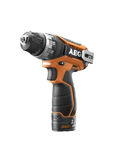Aeg Bs 12 C2 Li Akülü Matkap, 2 X 12 V 2.0 Ah, Turuncu, Tek Parça