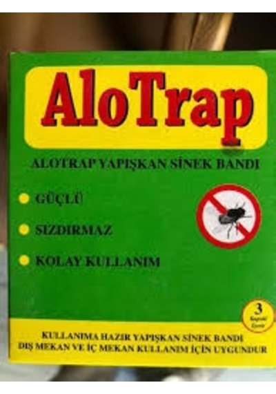 Alotrap Yapışkanlı Sinek Bandı Karasinek Tuzak Bandı 3'Lü Paket N11.7754