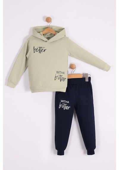 Mnk Baby & Kids Baskılı Erkek Kapüşonlu Çocuk Eşofman Mnk0627 Haki Mnk Baby & Kids Baskılı Erkek Kapüşonlu Çocuk Eşofman Mnk0627 Haki