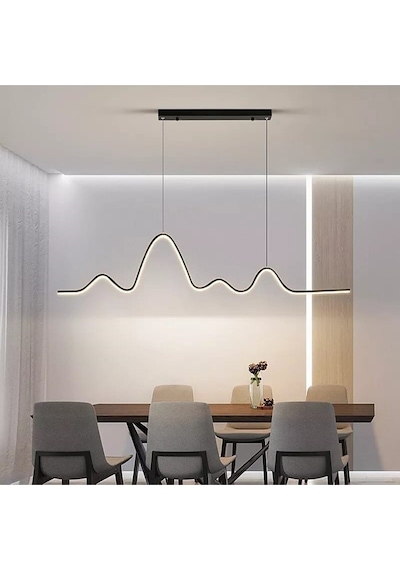 Sarkıt 3 Renk Işık Led Avize 110 cm - Worm