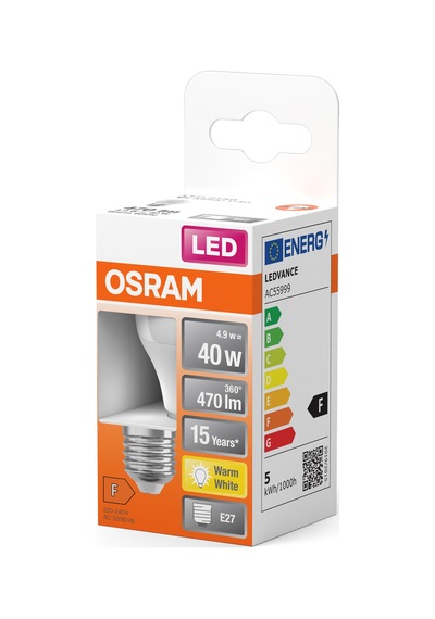 Osram Top Ampül 4.9w E27 Sarı Işık