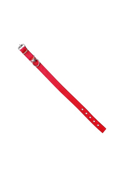 Savex Dokuma Köpek Boyun Tasması Kırmızı 3 60 Cm Fosforlu Sarı
