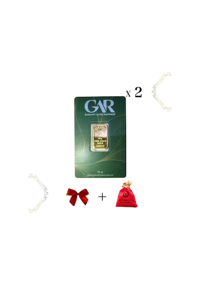 (Vıctorıa Gold 2 Adet 10 Gr 24 Ayar 995 Altın