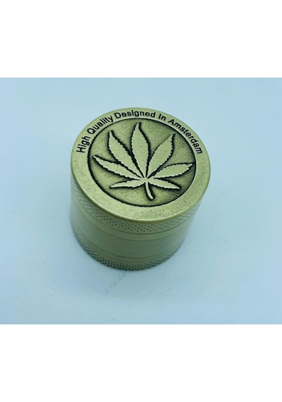 Yaprakdesenli Çelik Metal 3parça Tutun Öğütücü Grinder//30mm--g25