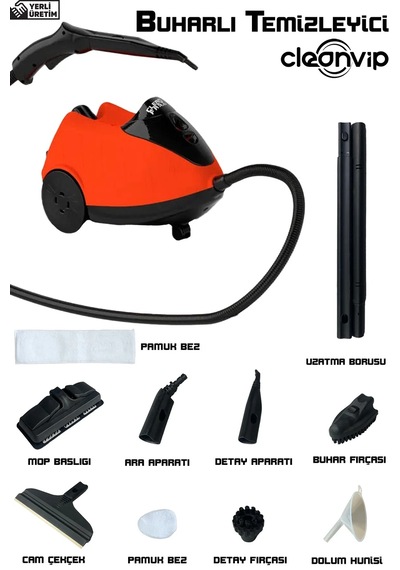 Detaylı Buhar Temizliği Buharlı Makinesi Cv332