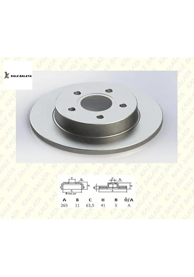 Fren Disk Aynasi Arka Düz Focus-c-max 04-12/1373360/swg50924619/kale Balata