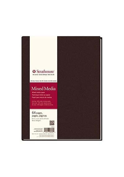 Strathmore Mixed Media Art Journal 21,6 X 27,9 Cm, 64 Sayfa 32 Yaprak