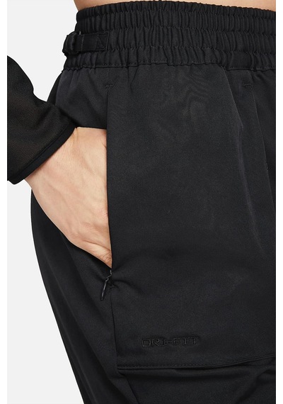 Nike Sportswear Dri Fit Tech Pack Mid Rise Woven Pant Kadın Dokuma Eşofman Altı Siyah Siyah