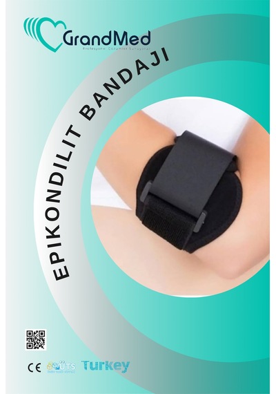 Epikondilit Bandajı Tenişçi Dirsekliği Bandı Golfçü Bandı Rahat Konforlu Ayarlanabilir Kullanım Bedensiz