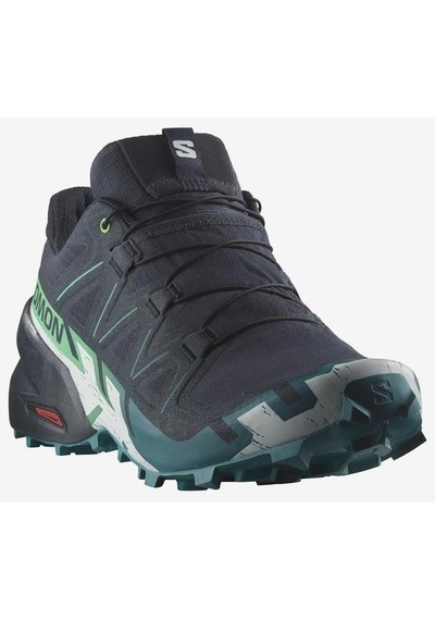 Salomon 474653 Speedcross 6 Carbon/tahitian Tide/white Erkek Outdoor Ayakkabı 001