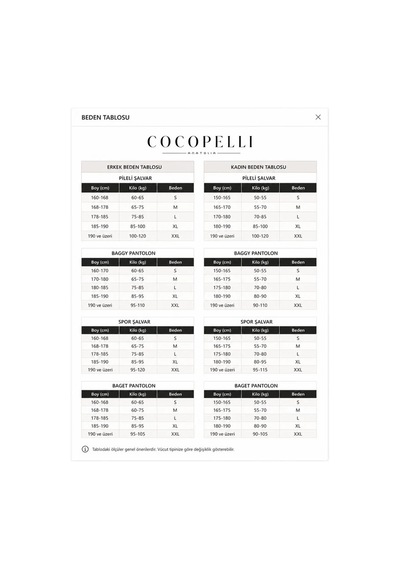 Cocopelli Tasarım Paça Ayarlamalı Gri Baggy Erkek Pantolon Coc3531