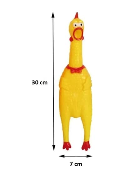 Mucit Home Öten Tavuk Köpek Oyuncağı Medium 30 Cm