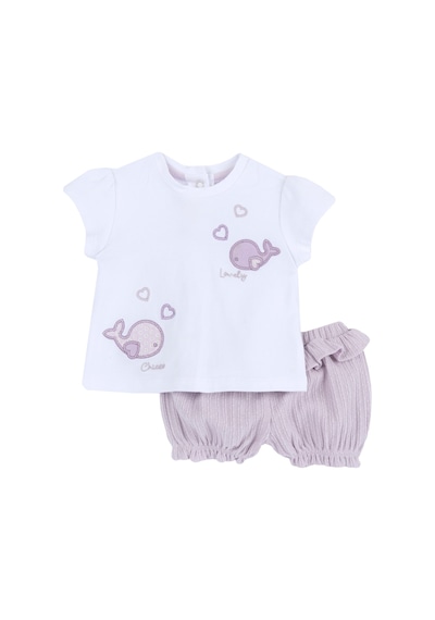 Chicco Takım / T-shirt+pantalon 09073859000000 000012 Lıght Lılac Açık Lila