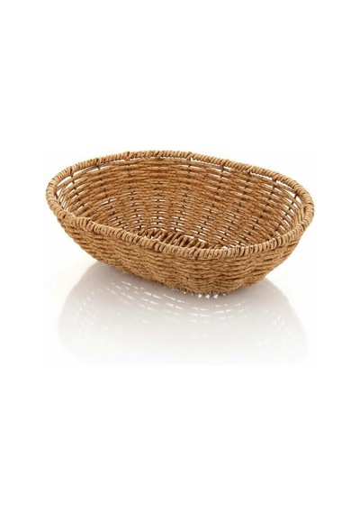 Tr Rattan Piknik Hasır Ekmek Sepeti Meyve Sebze Sepeti Plastik Örme Diğer