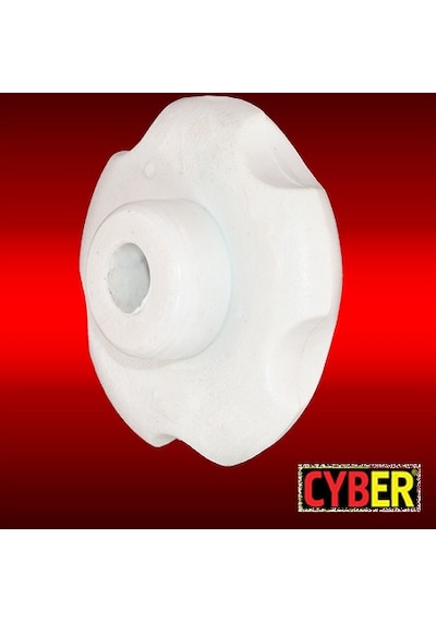 Plastik Somunsuz Çap 45 Kelebek Elcik (beyaz)